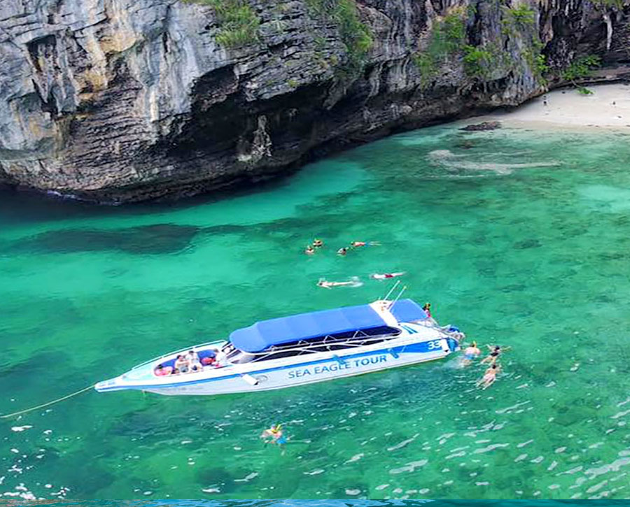 Phi Phi Bamboo SpeedBoat Tour